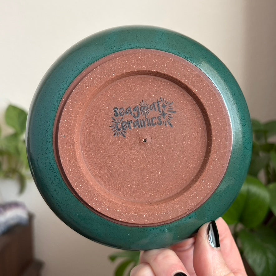Bee Incense Holder • Emerald Glaze