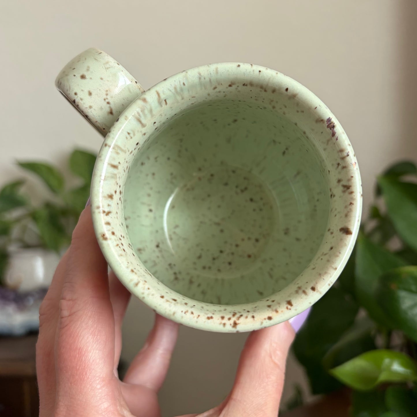 Moon + Star Mug • Meadow Glaze • 13 fl oz