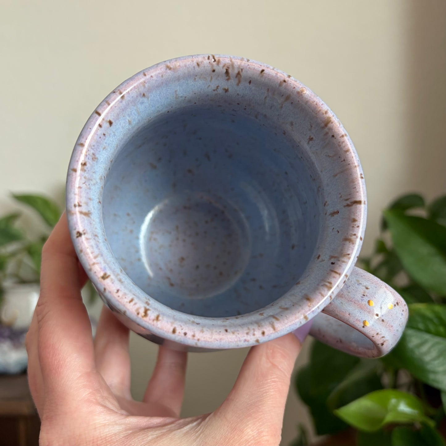 Sunrise Mug • Drippy Lavender Haze Glaze • 17 fl oz