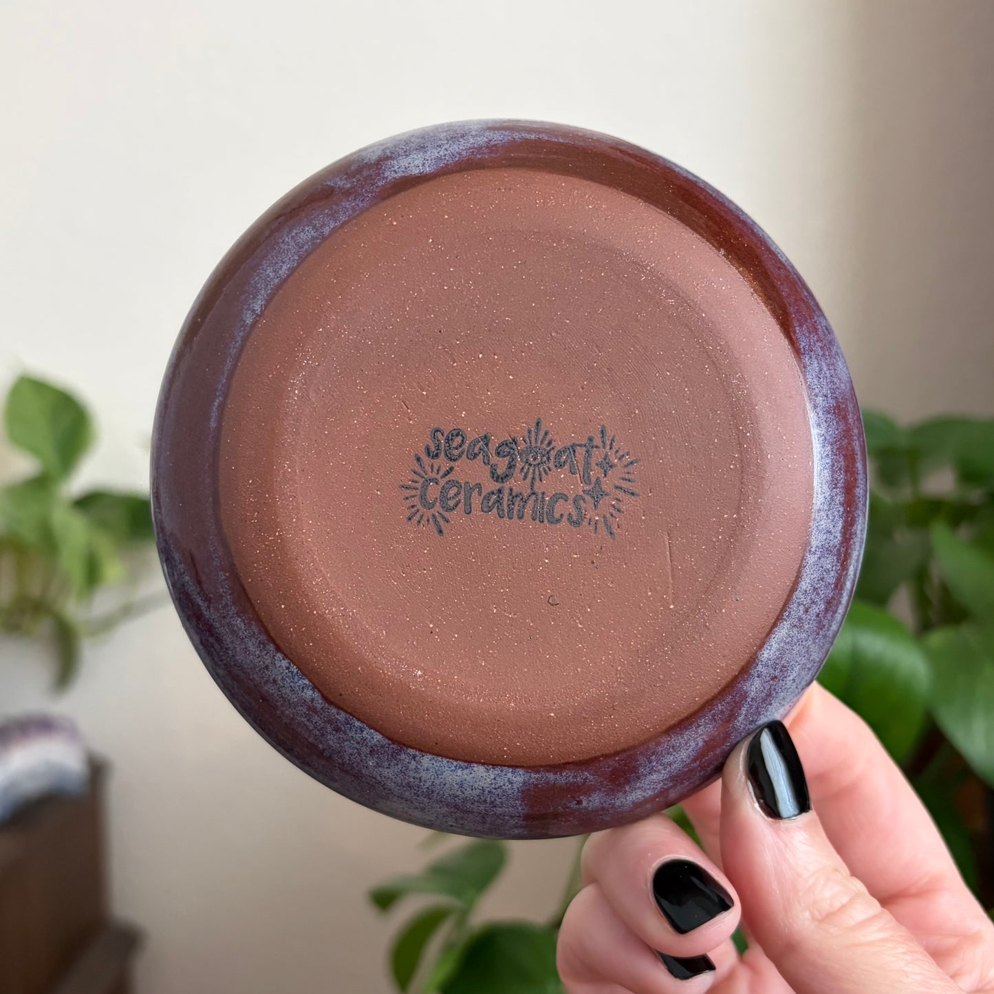 Crescent Moon Ring Bowl • Déjà Vu Glaze