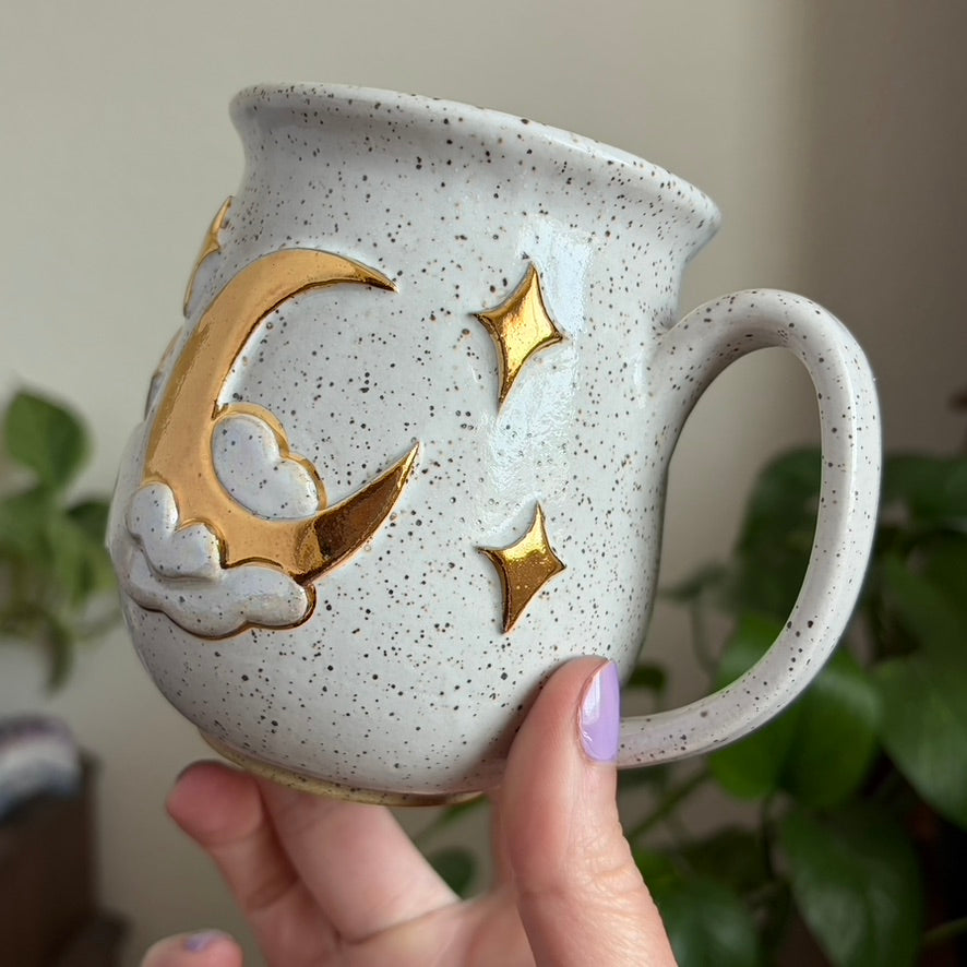 Goodnight Moon Mug • Snow Glaze • 14 fl oz