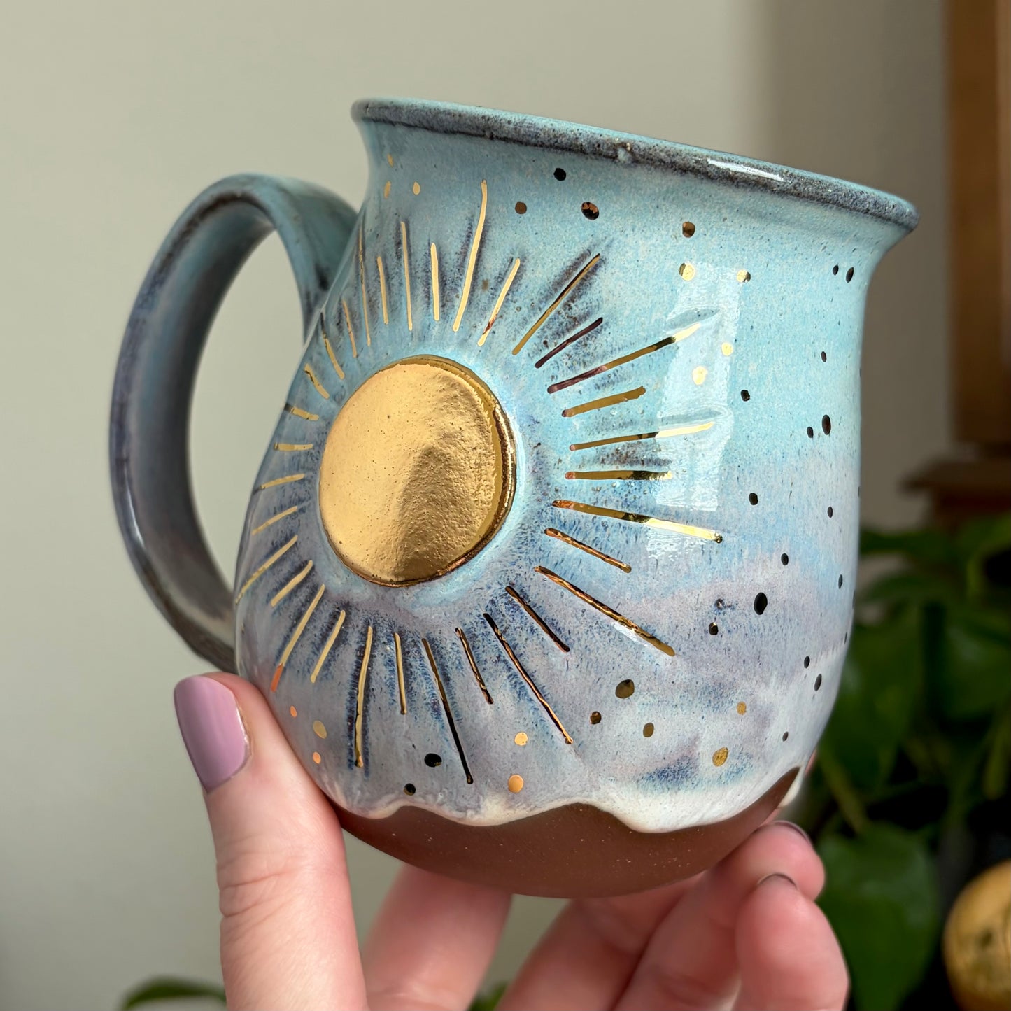 Shining Sun Mug •Cotton Candy Sky Glaze • 14 fl oz