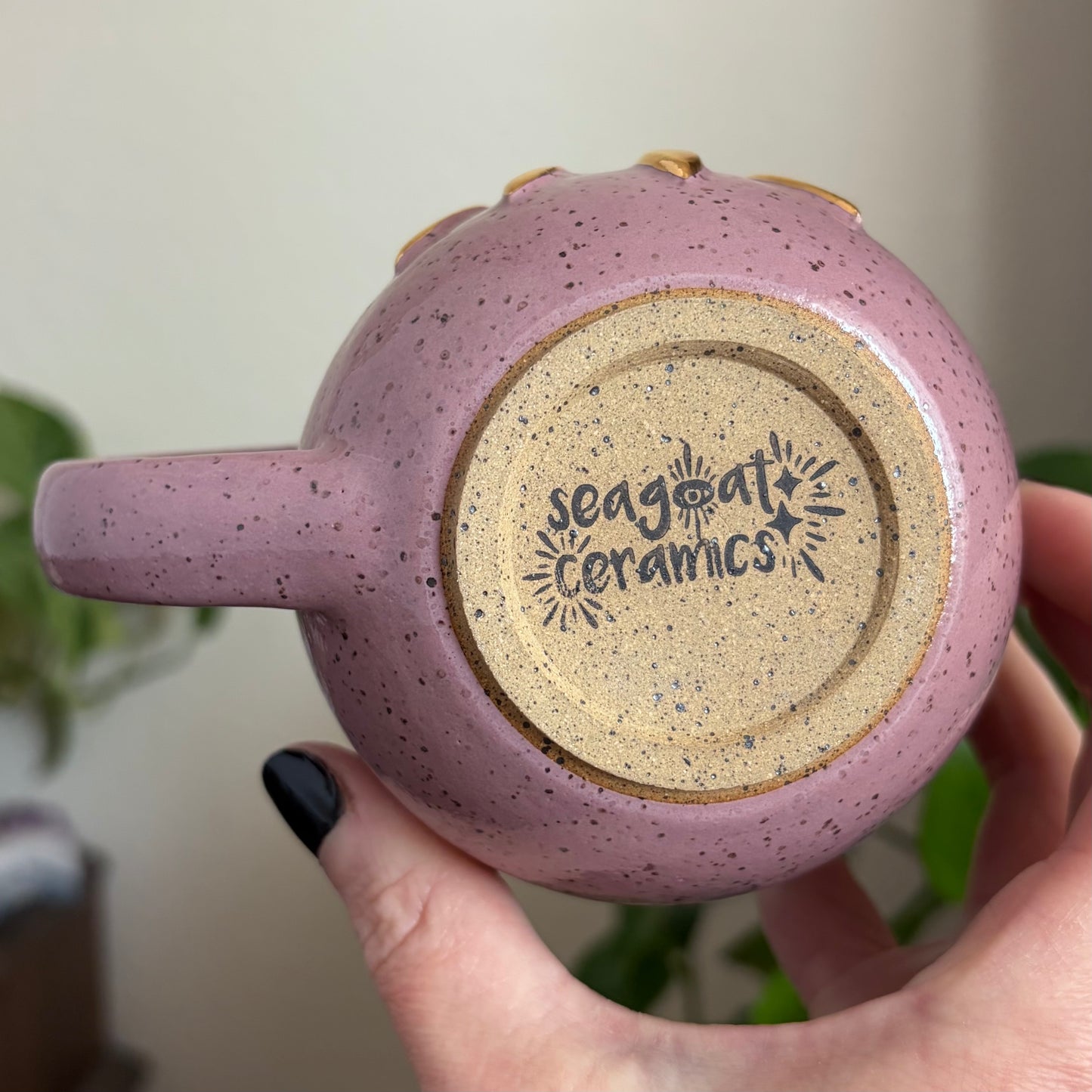 Third Eye Mug • Dusty Plum Glaze • 14 fl oz