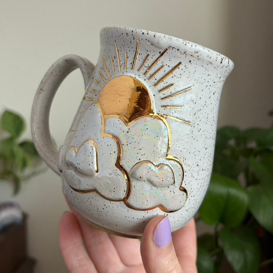 Sunrise Mug • Snow Glaze • 15 fl oz