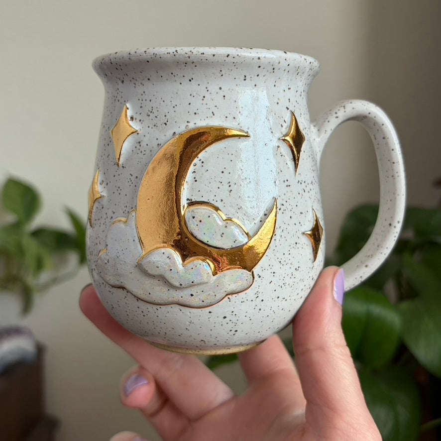 Goodnight Moon Mug • Snow Glaze • 14 fl oz