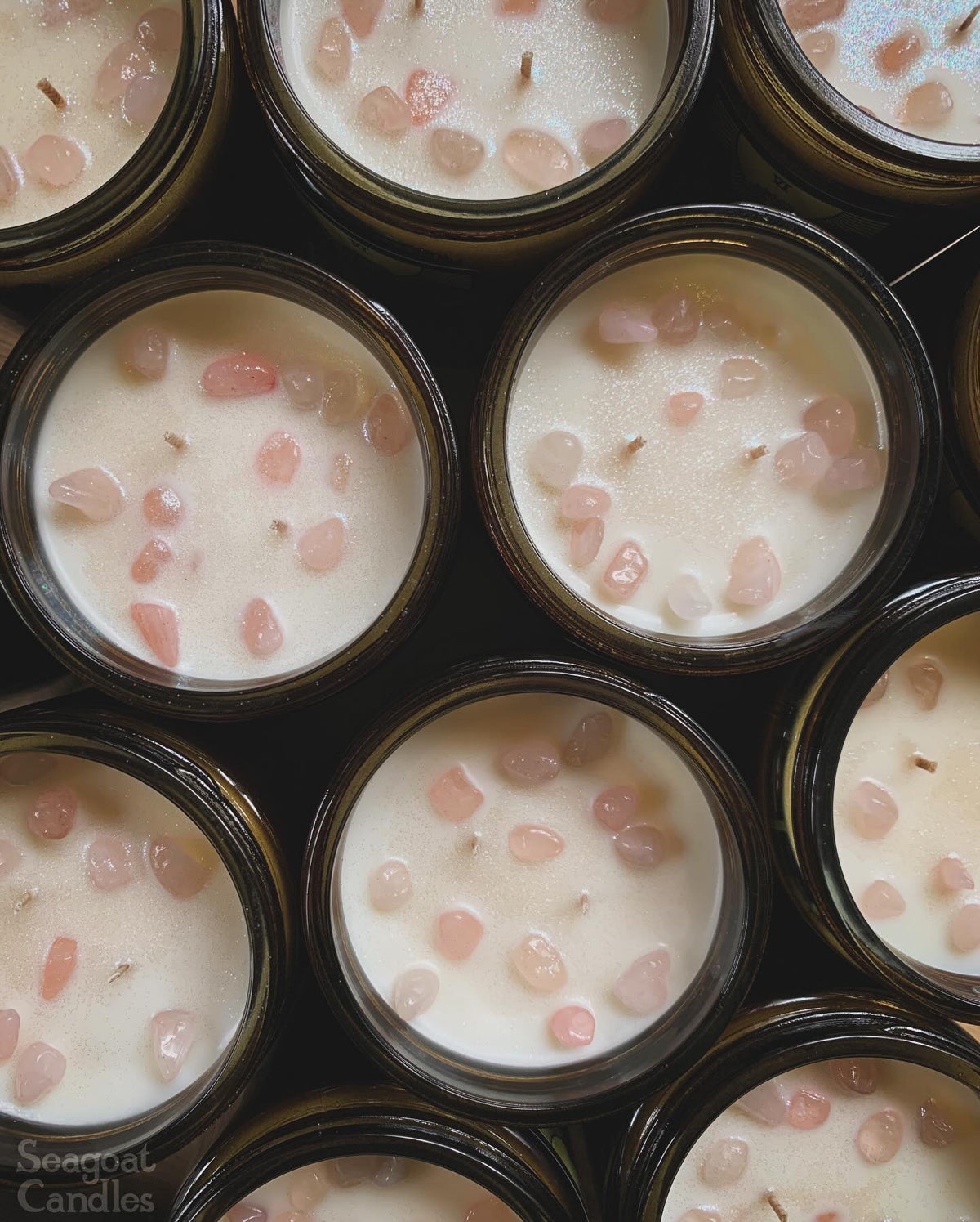 THE LOVERS CANDLE • bohemian rose + rose quartz