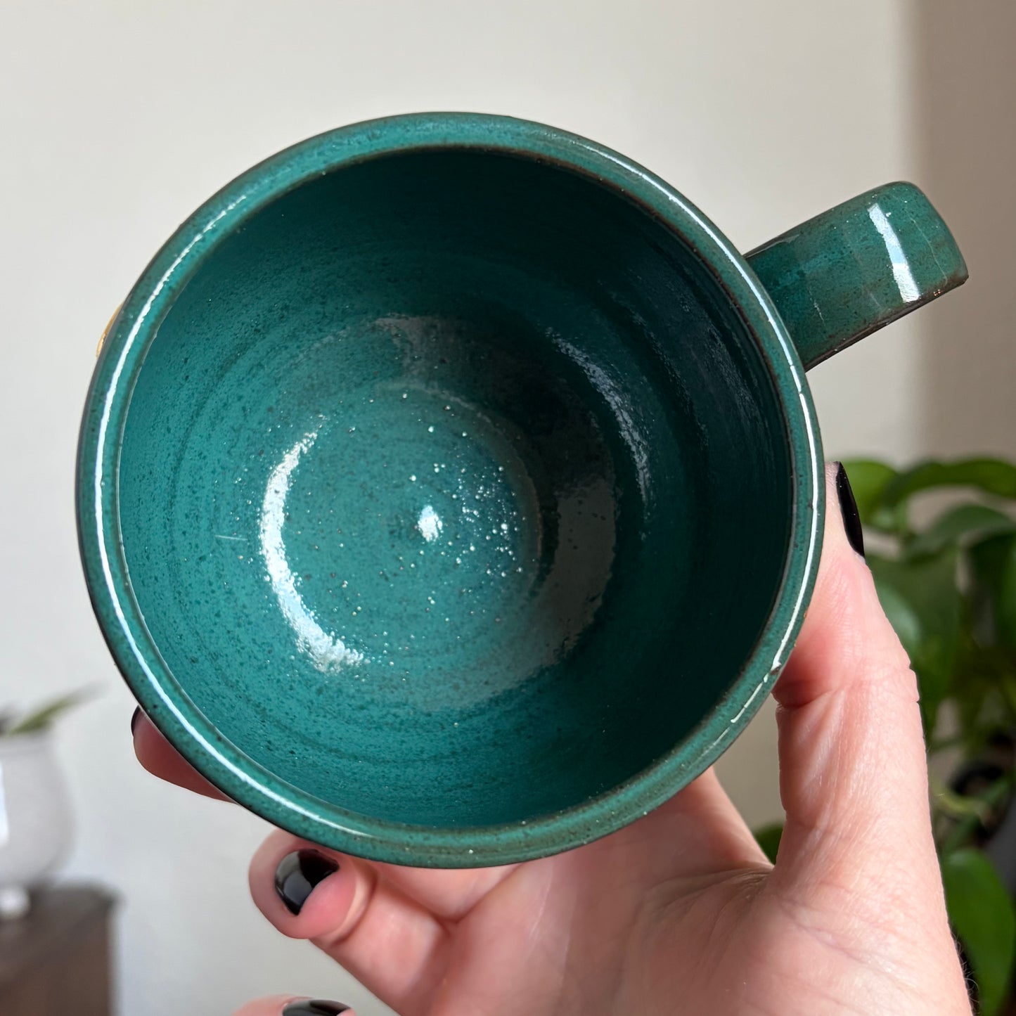 Moon Phase Mug • Emerald Glaze • 9 fl oz