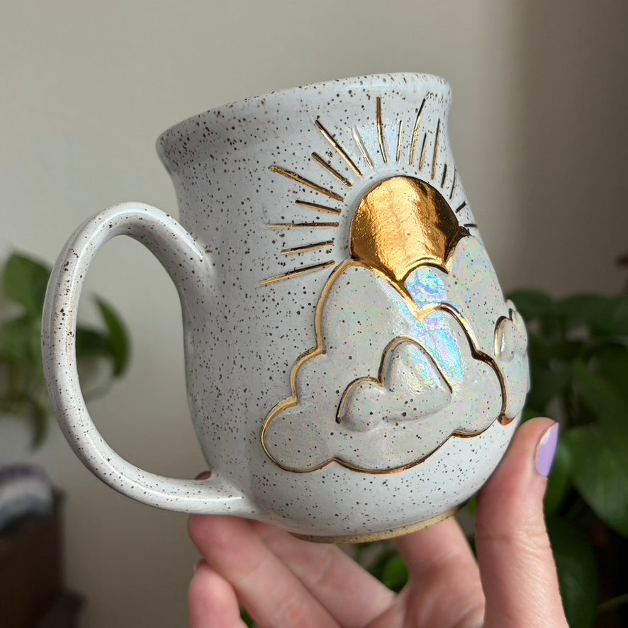Sunrise Mug • Snow Glaze • 15 fl oz