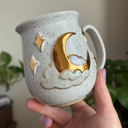Goodnight Moon Mug • Snow Glaze • 14 fl oz