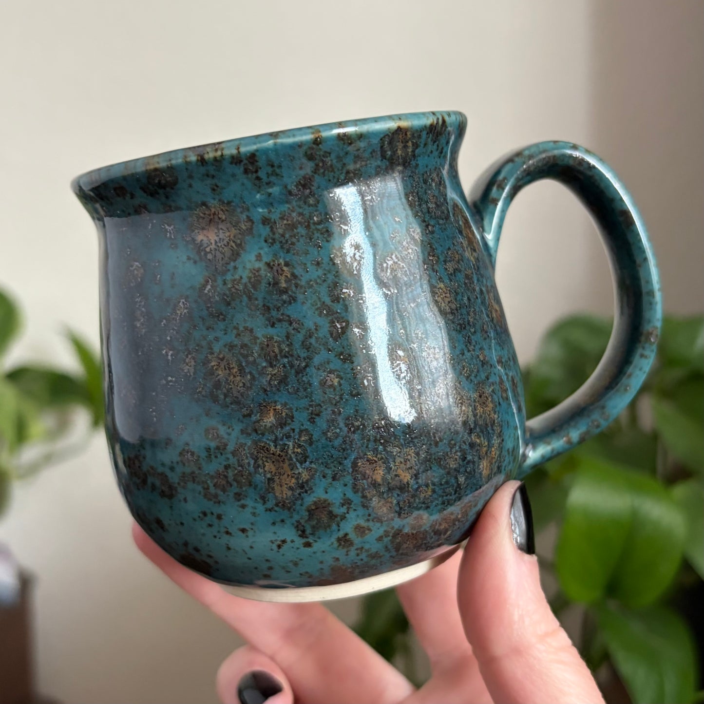 Crescent Burst Mug • Shipwreck Glaze • 11 fl oz