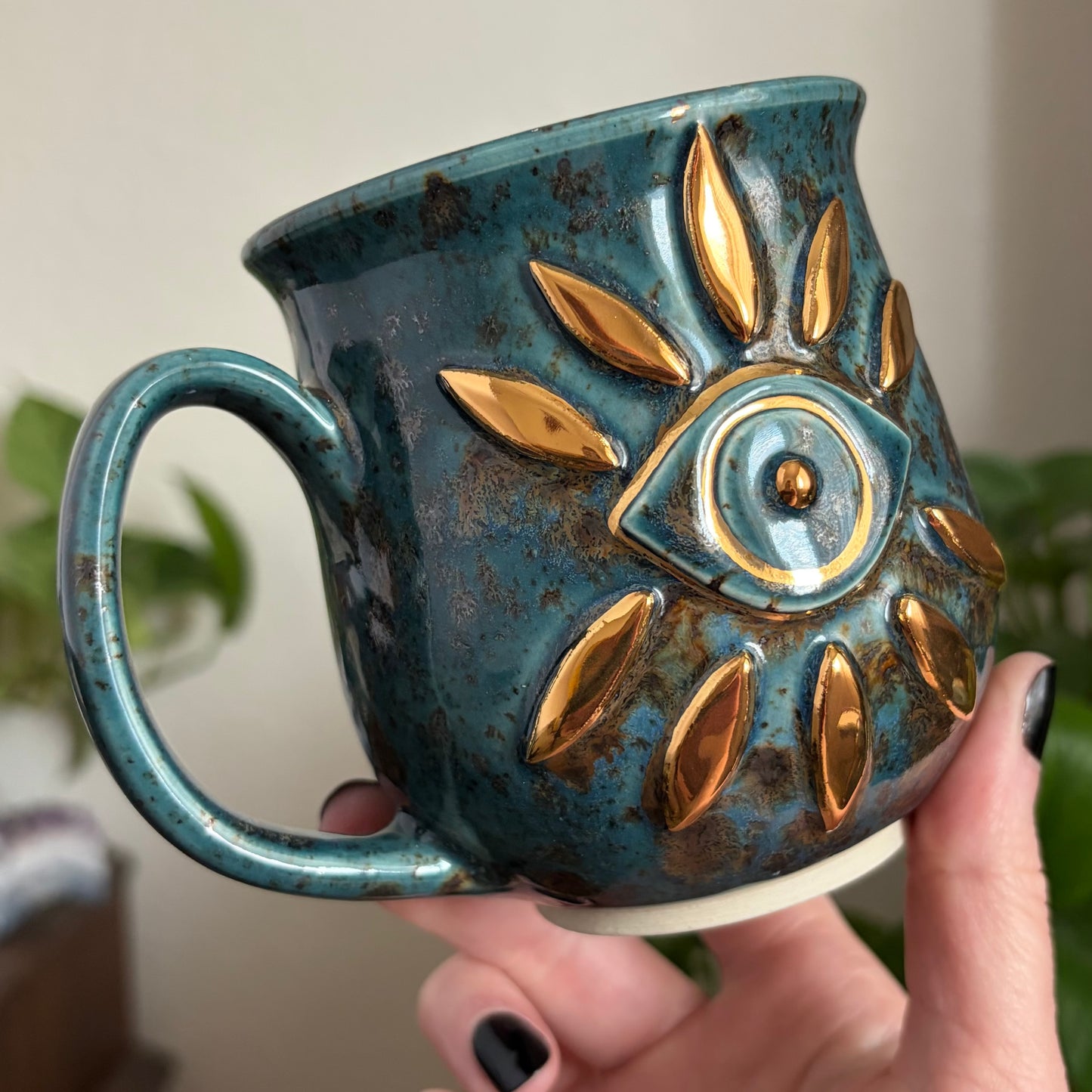 Third Eye Mug • Shipwreck Glaze • 13 fl oz