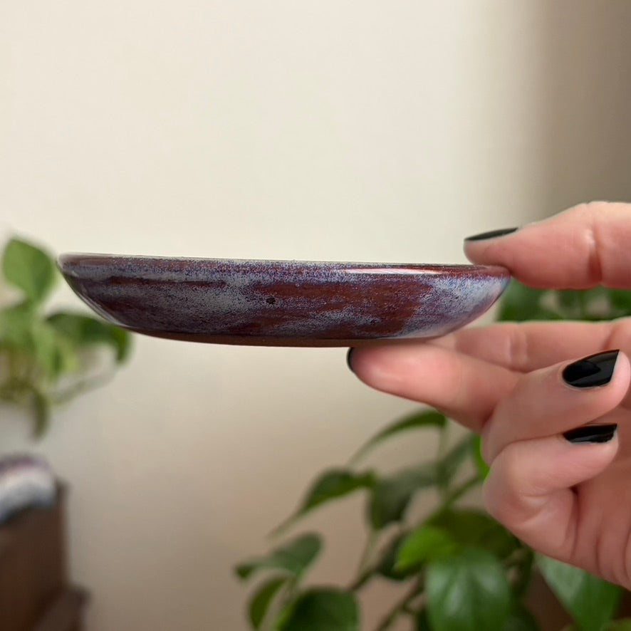 Crescent Moon Ring Bowl • Déjà Vu Glaze