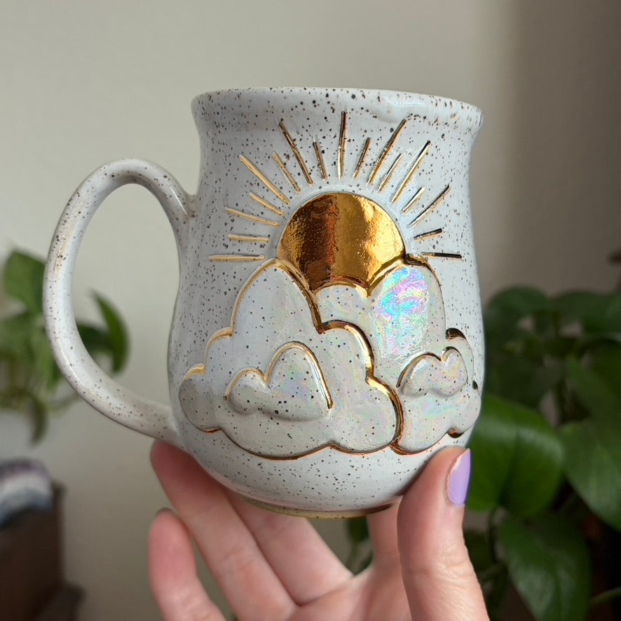Sunrise Mug • Snow Glaze • 15 fl oz