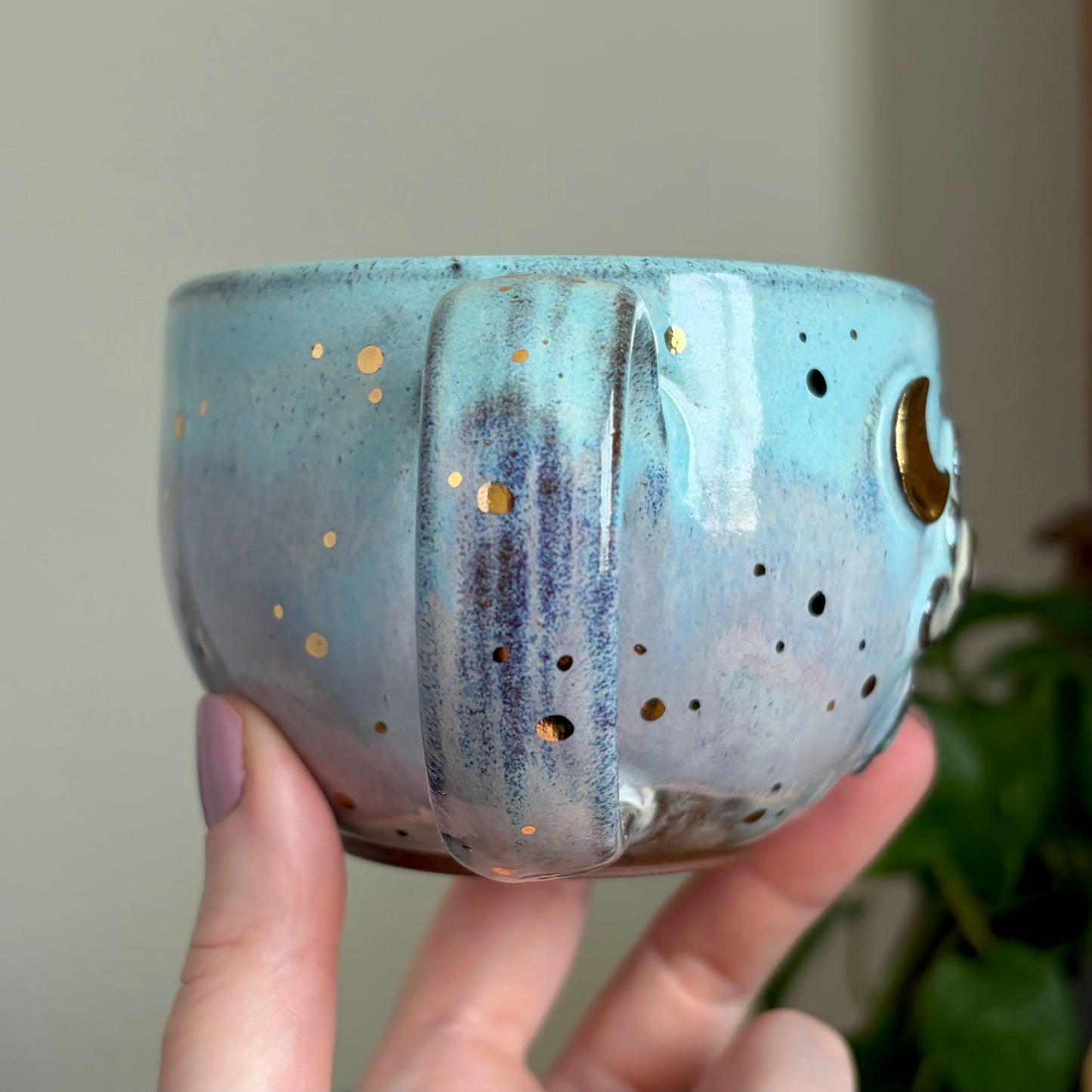Rain Cloud Mug • Cotton Candy Sky Glaze • 10 fl oz