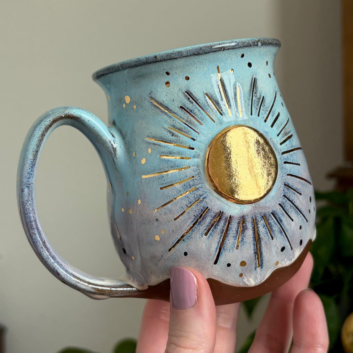 Shining Sun Mug •Cotton Candy Sky Glaze • 14 fl oz
