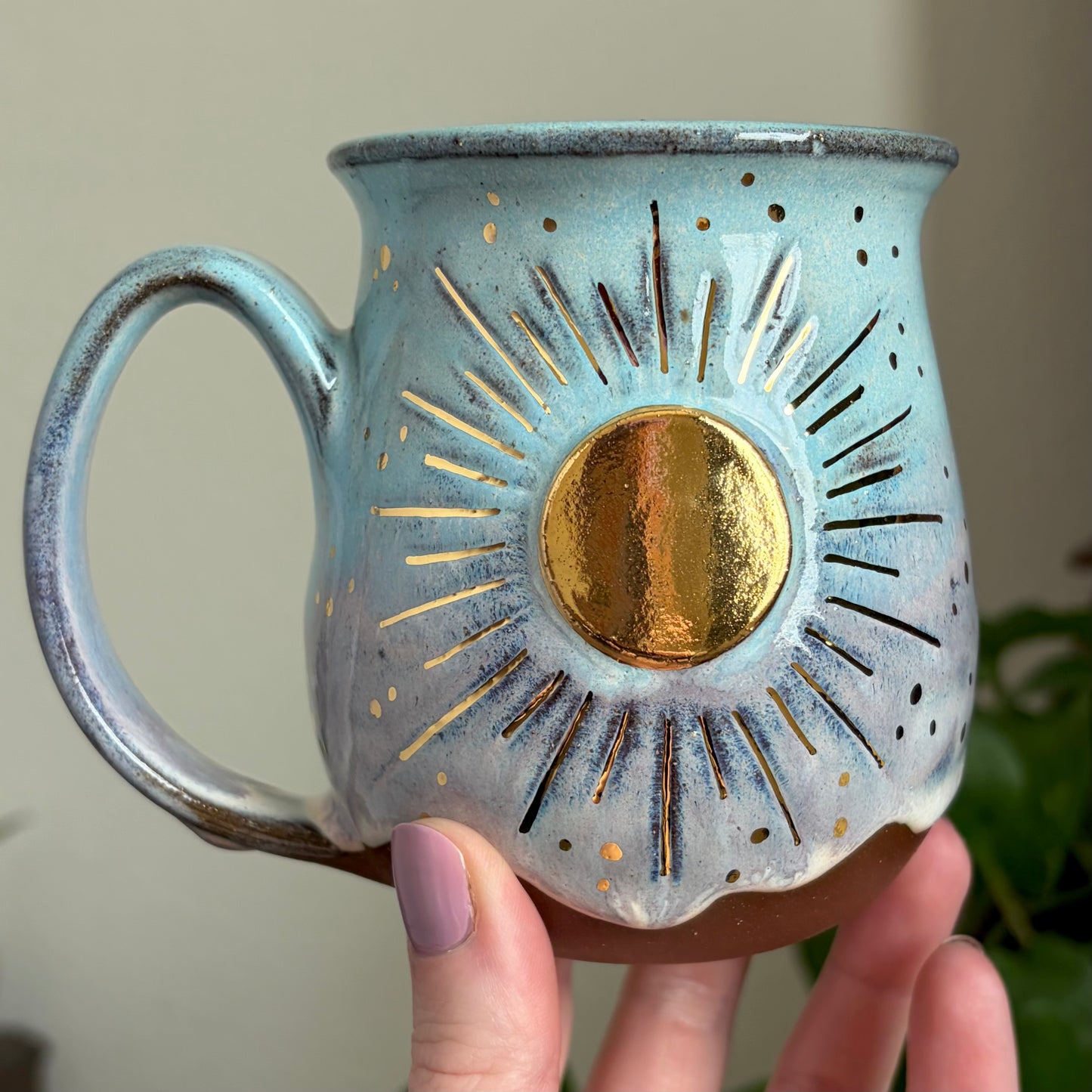 Shining Sun Mug •Cotton Candy Sky Glaze • 14 fl oz