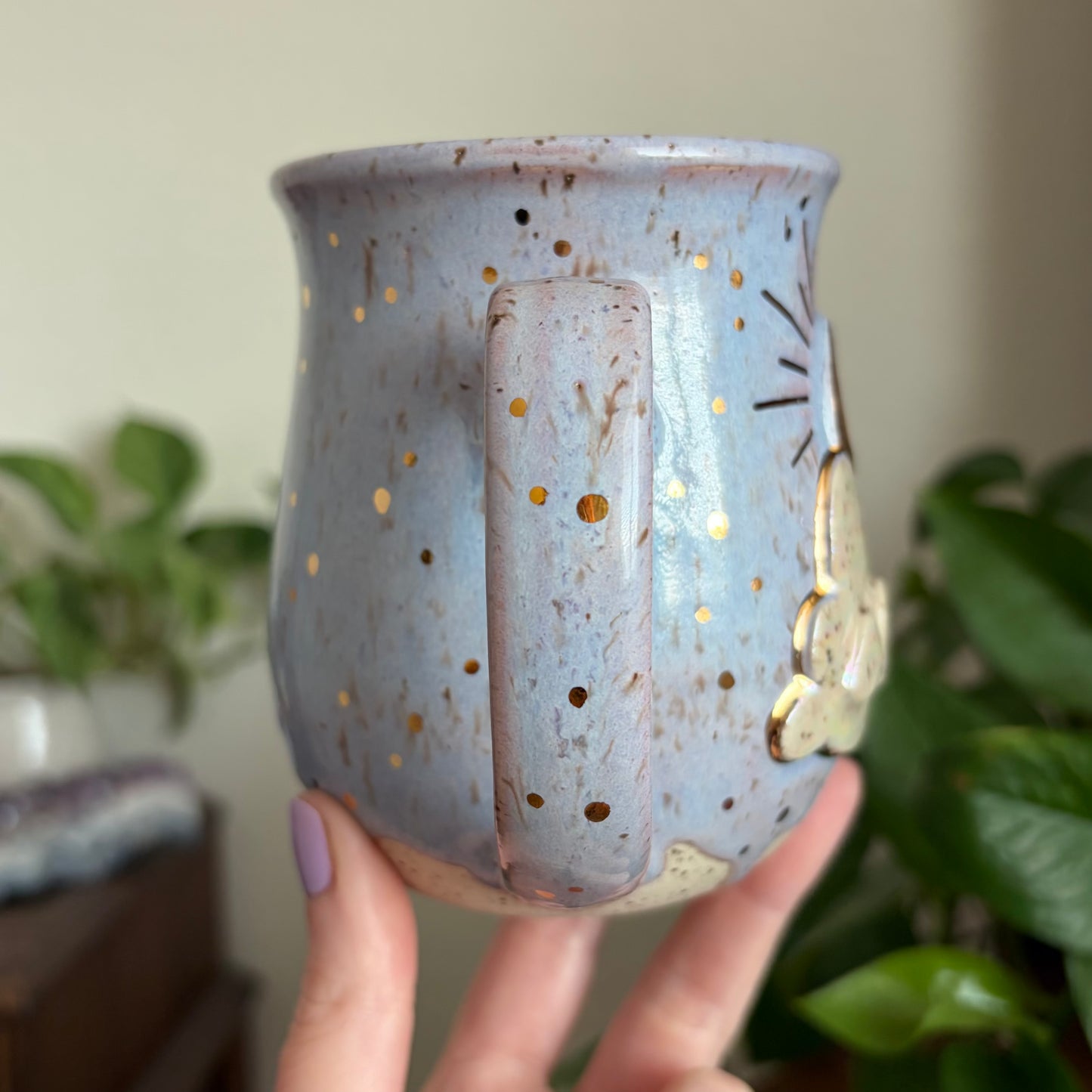 Sunrise Mug • Drippy Lavender Haze Glaze • 17 fl oz