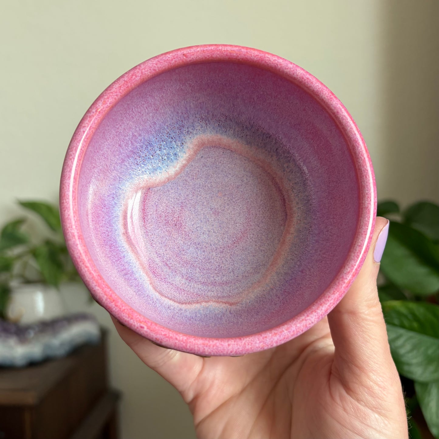 Moon Phase Small Bowl • Electric Cosmos Glaze