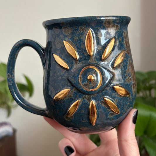 Third Eye Mug • Shipwreck Glaze • 17 fl oz