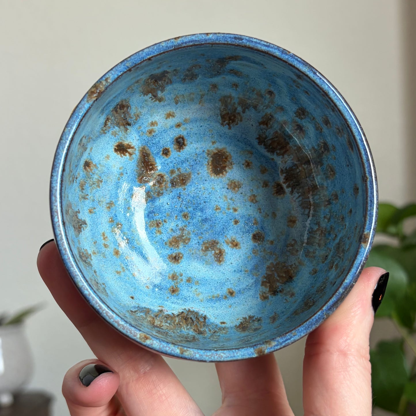 Moon Phase Small Bowl • Blue Lagoon Glaze