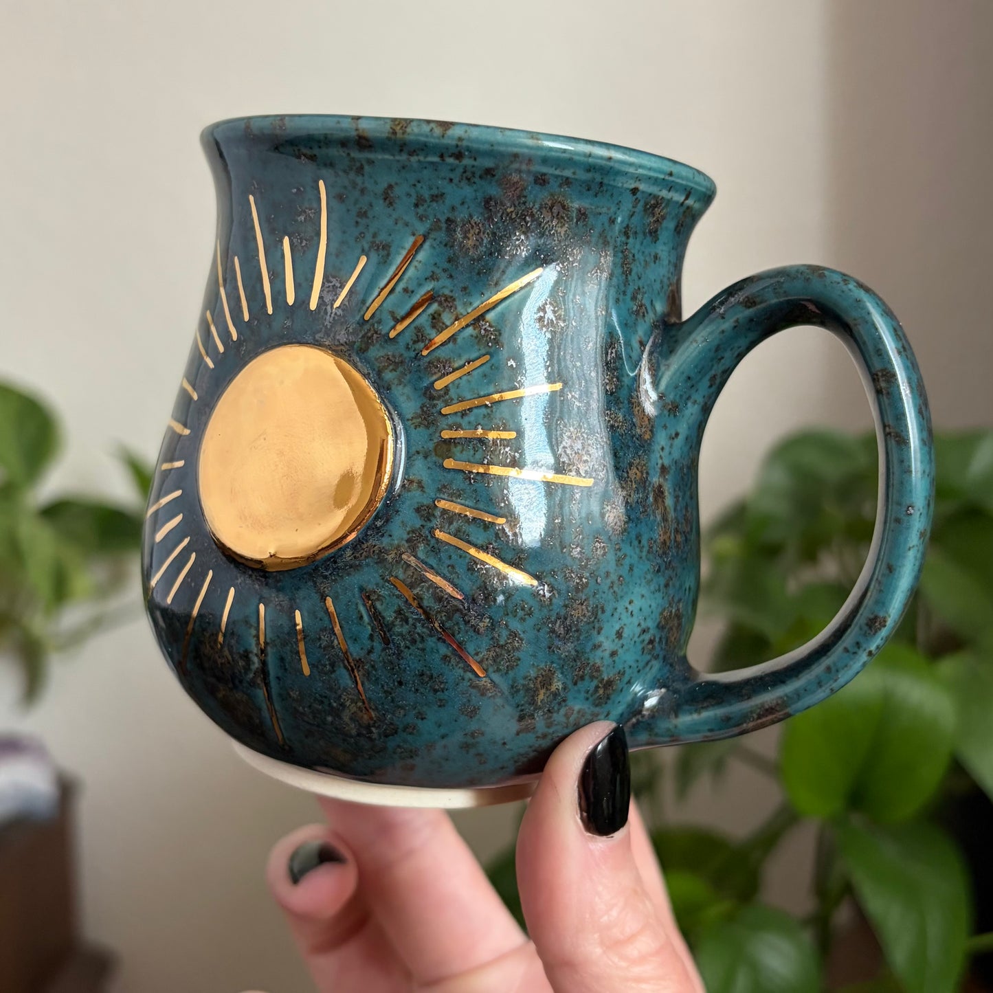 Shining Sun Mug • Shipwreck Glaze • 10 fl oz
