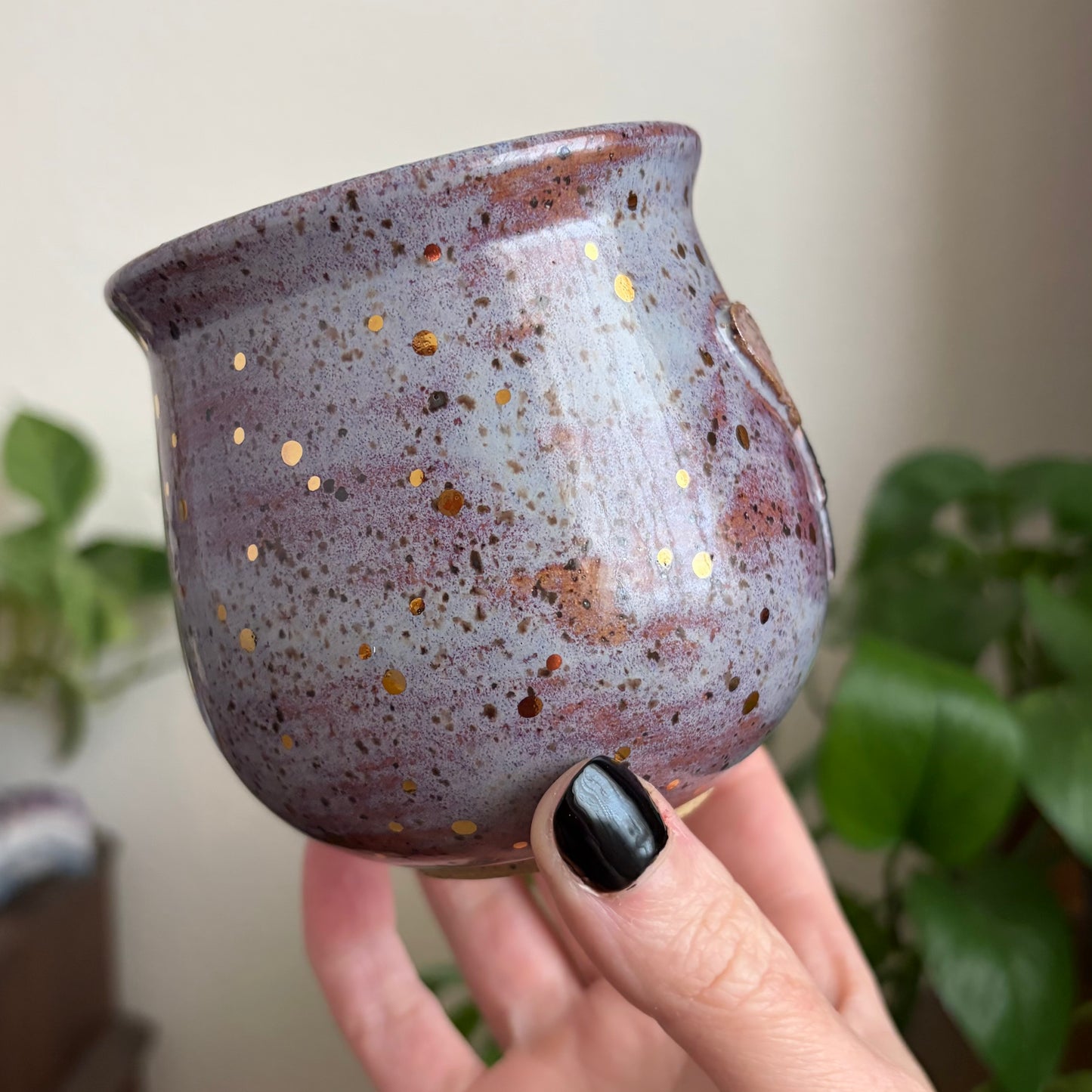 Bee Small Planter • Déjà Vu Glaze • Drainage
