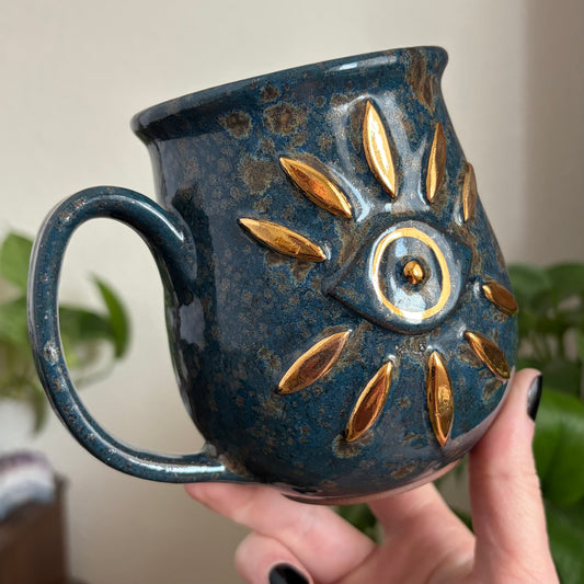 Third Eye Mug • Shipwreck Glaze • 17 fl oz