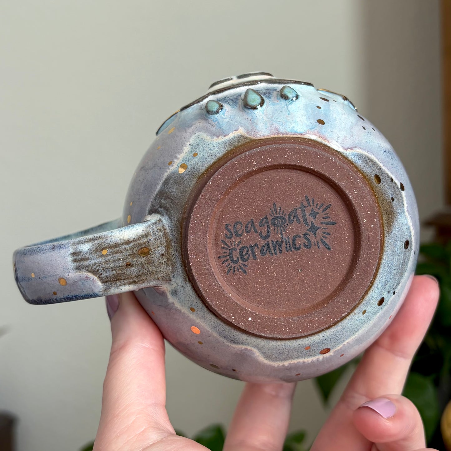 Rain Cloud Mug • Cotton Candy Sky Glaze • 10 fl oz