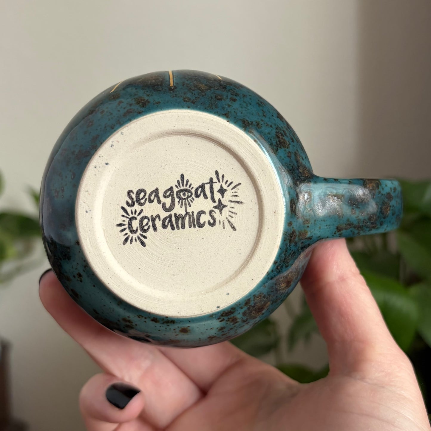 Shining Sun Mug • Shipwreck Glaze • 10 fl oz